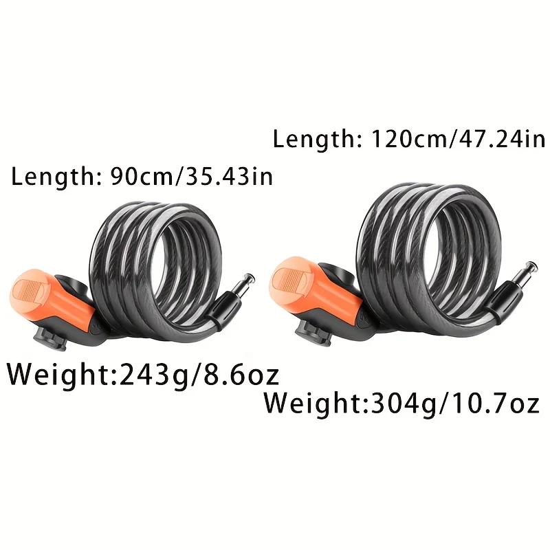 1 セットアンチカット PVC コーティングされたキー付きス - Cable Lock Flexible のレビューと価格