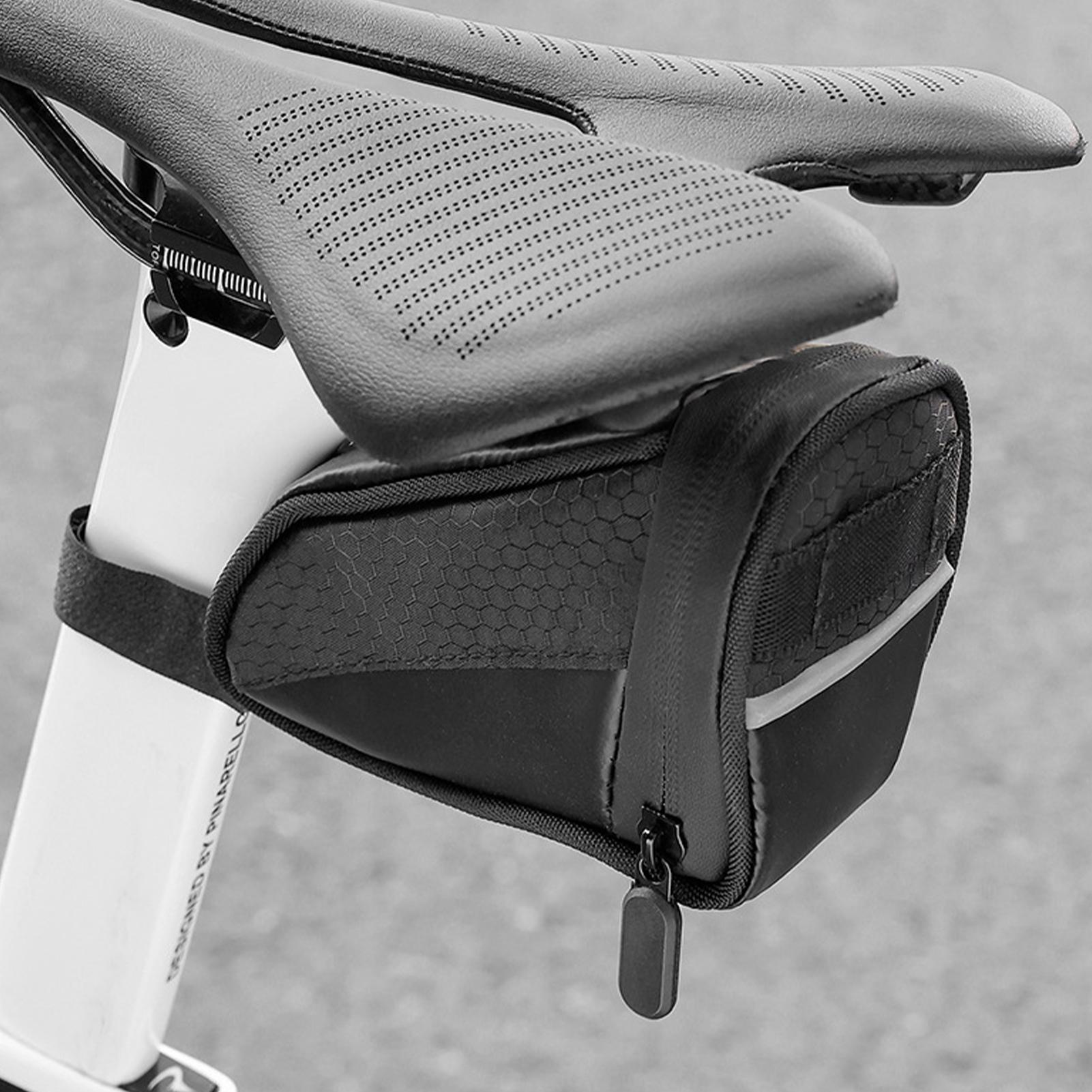 大型ジッパーポーチバイクバッグ防水収納サドルバッグ自転車用シ - Saddle Bag Under Seat のレビューと価格