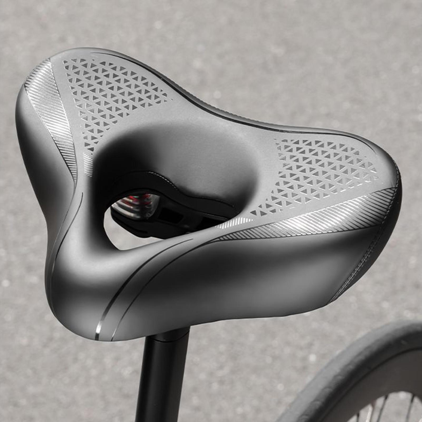 サイクルシートクッション 滑り止め 快適な幅広中空自転車サイ - Cycling Commute Distance のレビューと価格