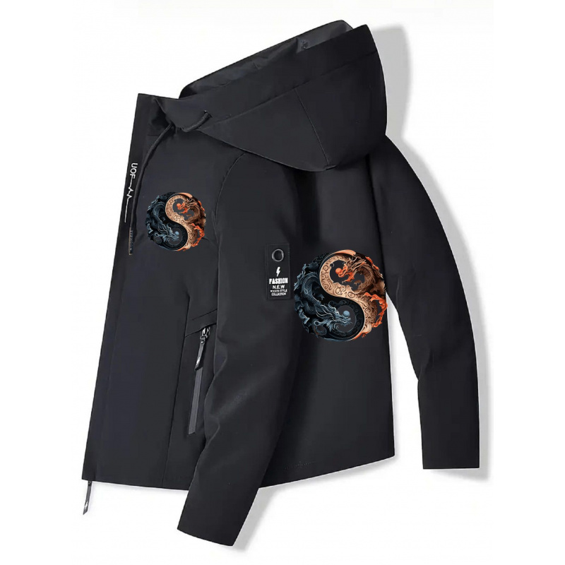 メンズフード付きジャケット - フードとジッパー付きポケット - Cycling Commute Jacket のレビューと価格