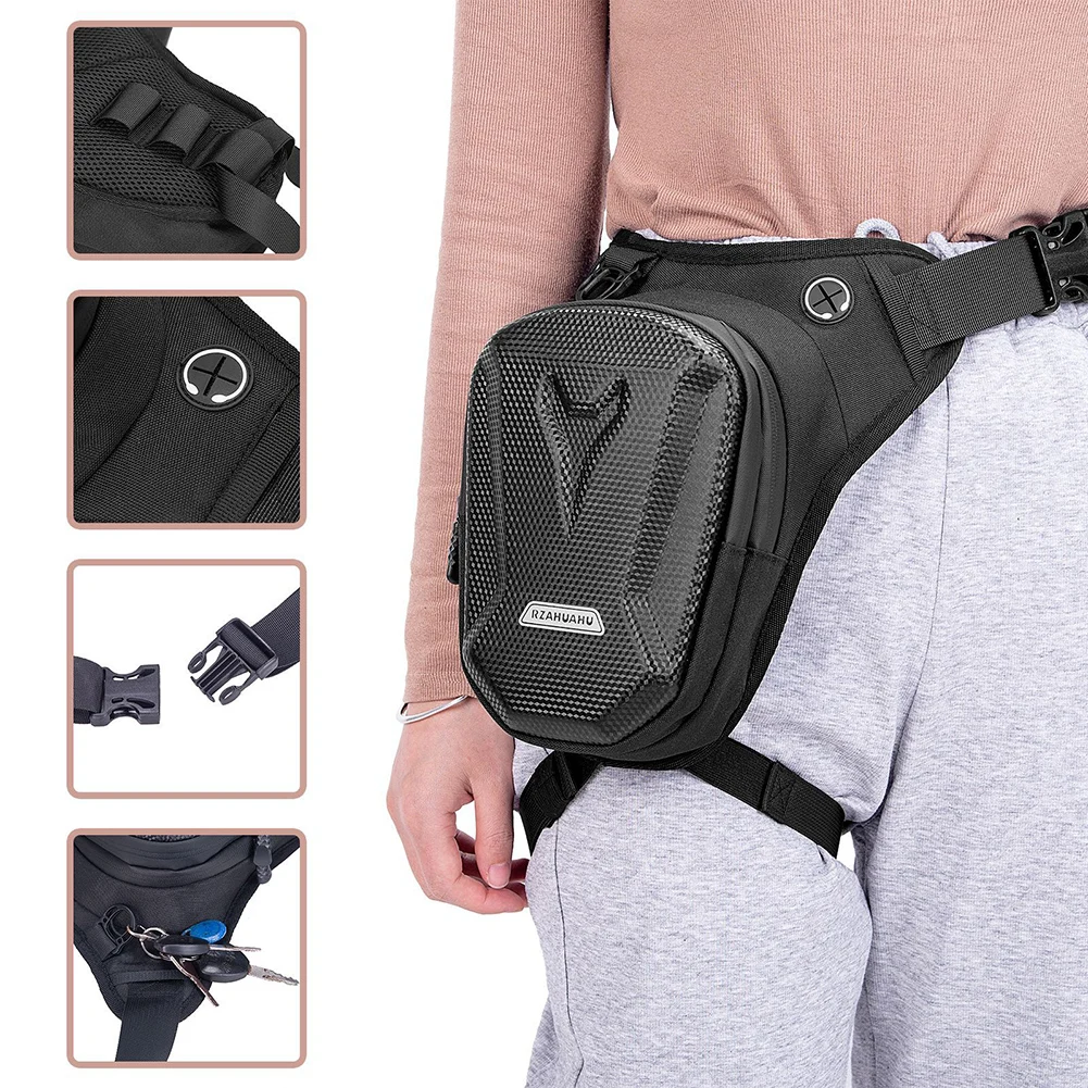 バイクドロップウエストレッグバッグ EVA ハードシェルオー - Cycling Commute Bag のレビューと価格