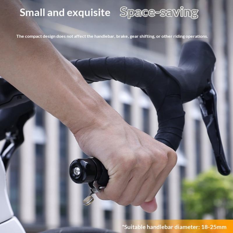 自転車ベル湾曲ハンドルバープラグベルホーン防水 80dB 大 - Bell Handlebar Ring のレビューと価格