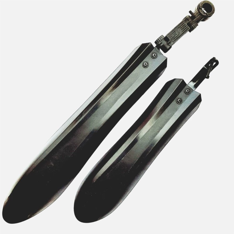 ユニバーサルクイックリリースバイクフェンダーフロントリアマッ - Fender Mudguard Set のレビューと価格