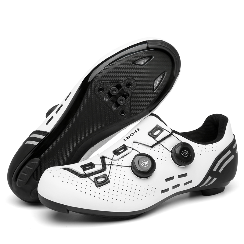 ユニセックス SPD ロードレーシングペダル耐摩耗性サイクリ - Cycling Commuter Shoes のレビューと価格