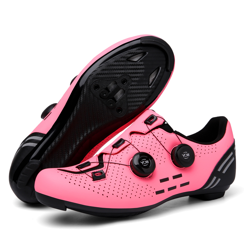 ユニセックス SPD ロードレーシングペダル耐摩耗性サイクリ - Cycling Commuter Shoes のレビューと価格