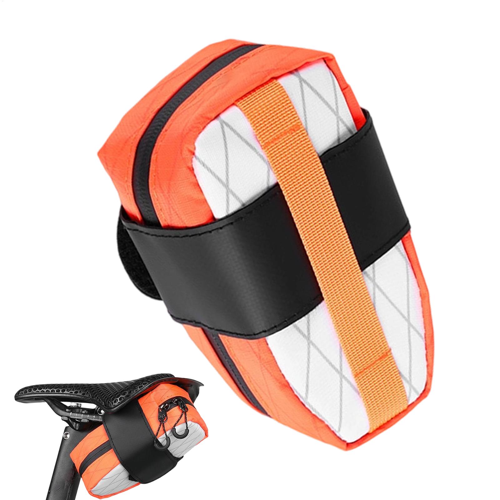 耐摩耗性自転車サドルバッグ防水シート下収納屋外夜間走行旅行必 - Saddle Bag Under Seat のレビューと価格