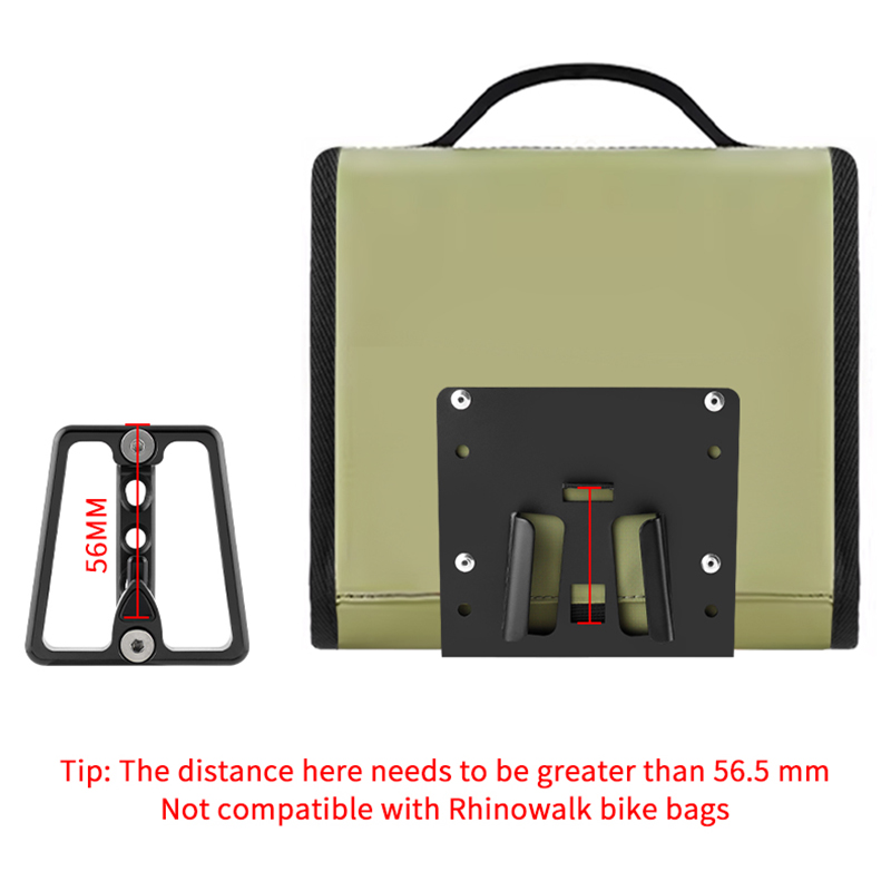 MUQZI 折りたたみ自転車用フロントバッグキャリア昇降アダ - Cycling Commute Bag のレビューと価格