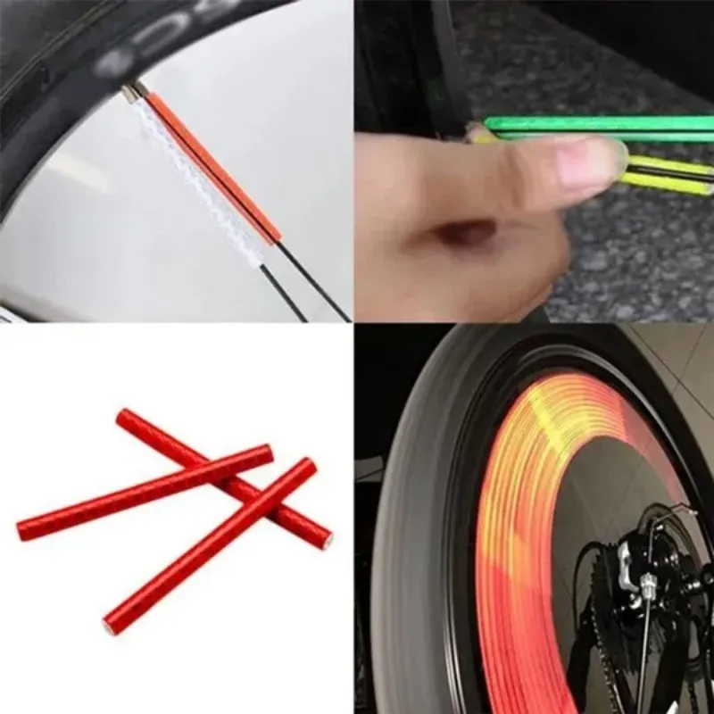 バイクスポークリフレクタークリップ 12 個セット チューブ - Spoke Reflector Set のレビューと価格