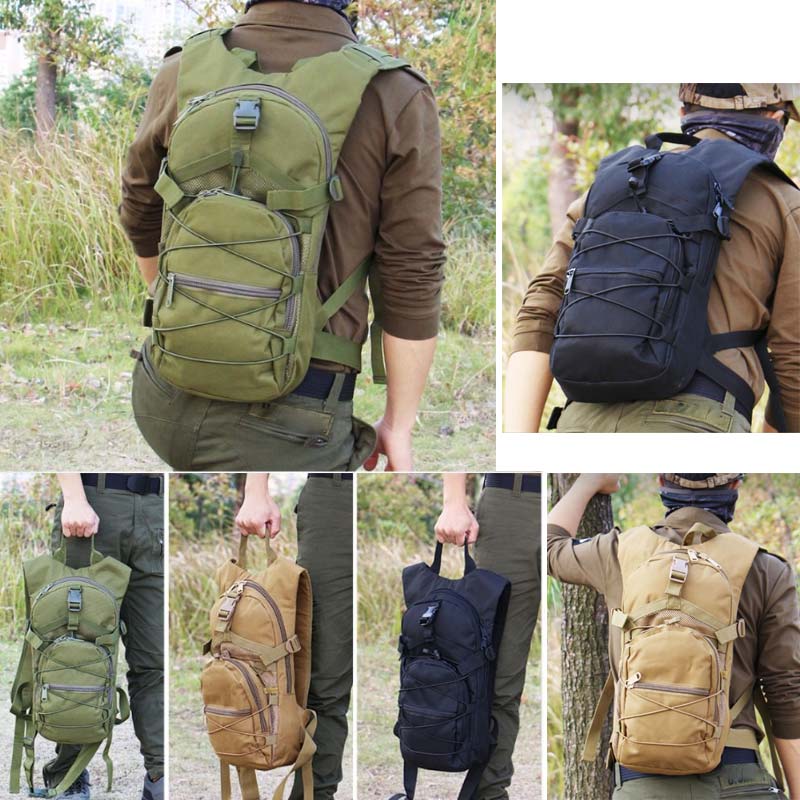 Molleタクティカルバックパック、800dオックスフォード - Cycling Commute Backpack のレビューと価格
