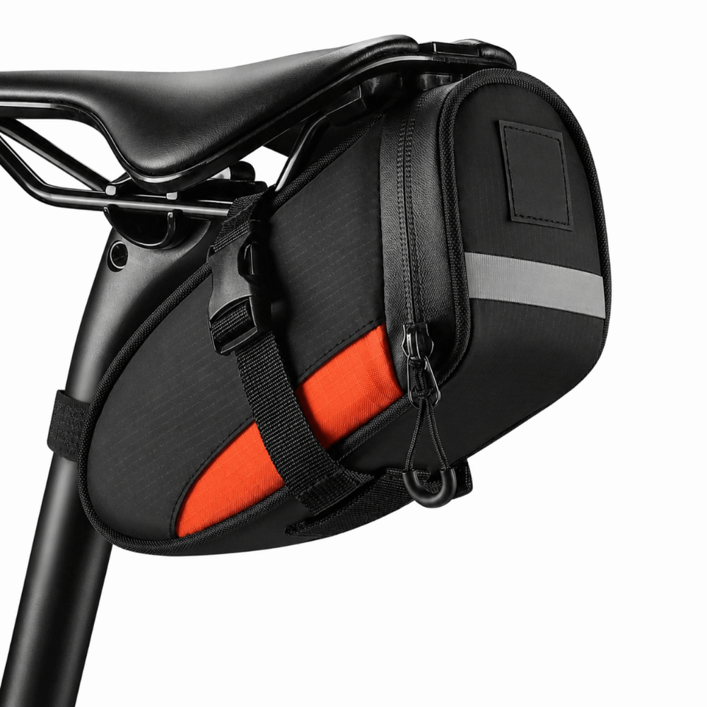 1.2L容量サイクリングテールバッグ防水反射材付きサイクル収 - Saddle Bag Under Seat のレビューと価格