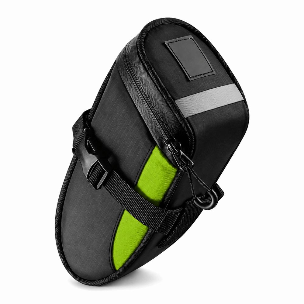 1.2L容量サイクリングテールバッグ防水反射材付きサイクル収 - Saddle Bag Under Seat のレビューと価格