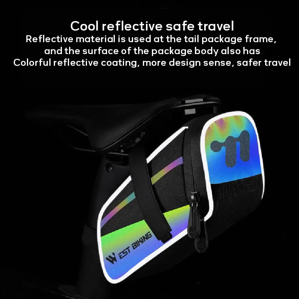 自転車サドルバッグ、小型ロードバイクシートバッグ、1.8L防 - Saddle Bag Under Seat のレビューと価格