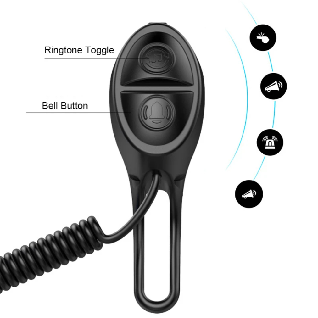自転車電気ベル USB 充電式 MTB スクーターロードバイ - Bell Handlebar Ring のレビューと価格