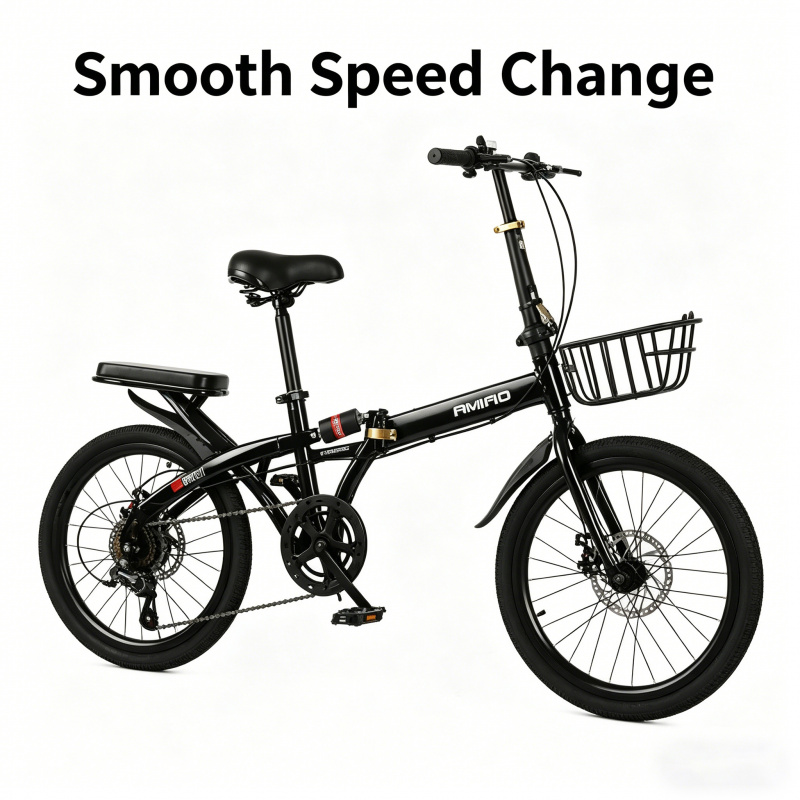 20 インチ折りたたみ自転車 7 スピード大人用自転車ポータ - Commuter Biking のレビューと価格
