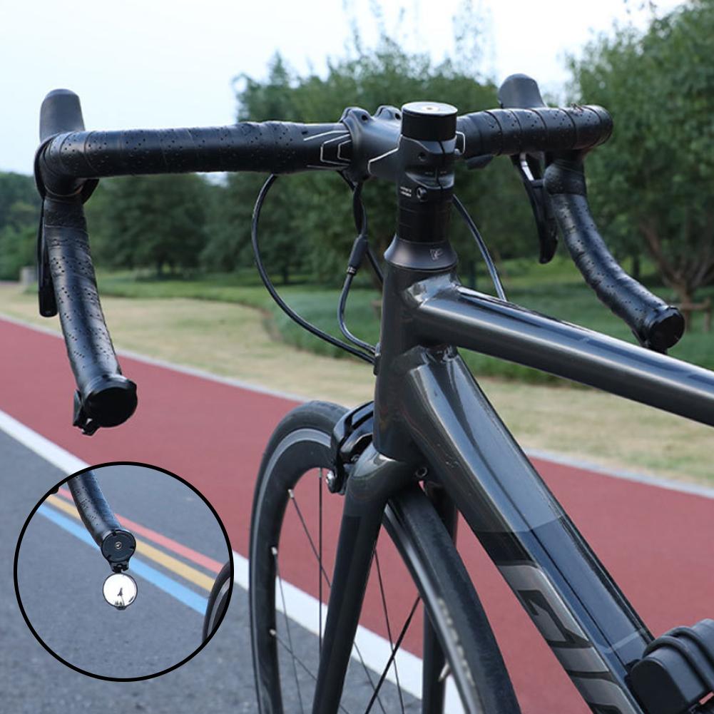 自転車バックミラーハンドルバーエンドミラー HD 360 度 - Mirror Handlebar Convex のレビューと価格