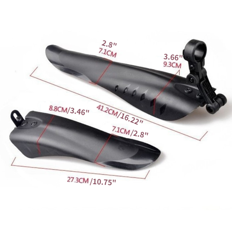 マウンテンバイクフェンダーセット マッドガード 自転車用泥除 - Fender Mudguard Set のレビューと価格