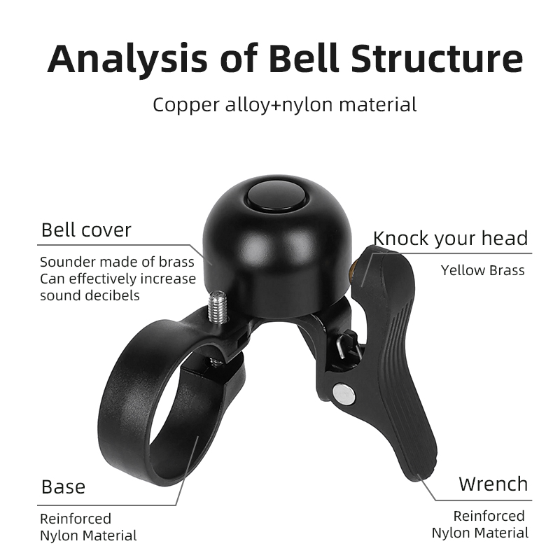 ESLNF 自転車ベルロードバイクリング大音量警告自転車ハン - Bell Handlebar Ring のレビューと価格