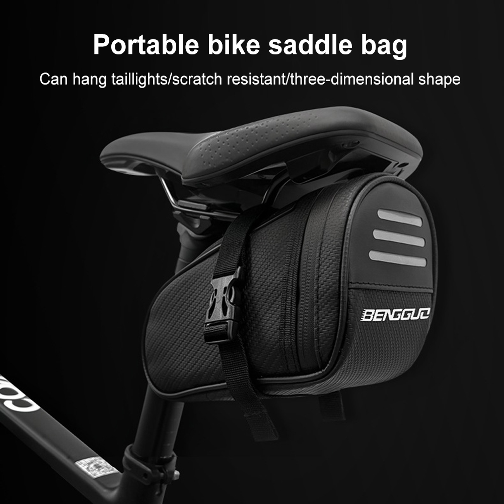 1L 自転車サドルバッグ防水超軽量自転車テールバッグ大容量自 - Saddle Bag Under Seat のレビューと価格