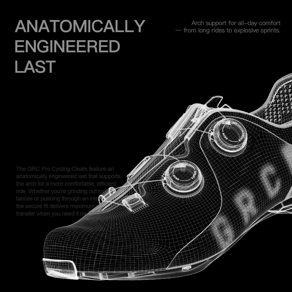 GRCプロサイクリングシューズ ユニセックス ロードバイクペ - Cycling Commuter Shoes のレビューと価格