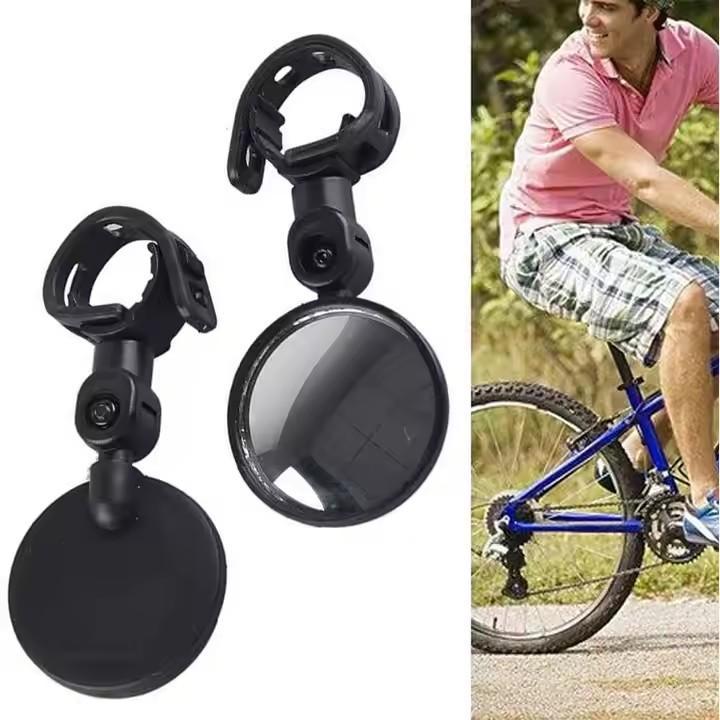 自転車ミラー凸面広角調整可能な MTB バイクハンドルバーバ - Mirror Handlebar Convex のレビューと価格