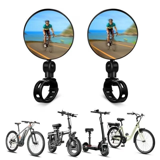 自転車ミラー凸面広角調整可能な MTB バイクハンドルバーバ - Mirror Handlebar Convex のレビューと価格