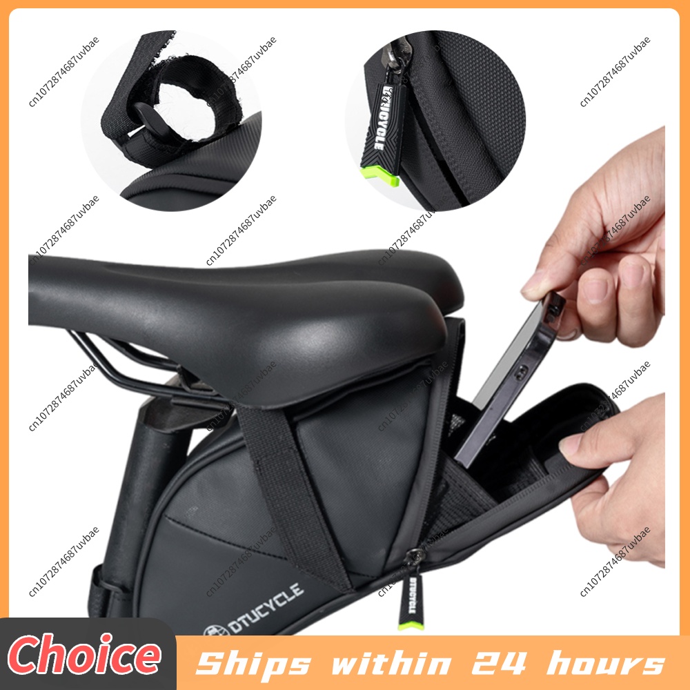 自転車用シート下バッグ バイクストラップ付きサドルバッグ 大 - Saddle Bag Under Seat のレビューと価格