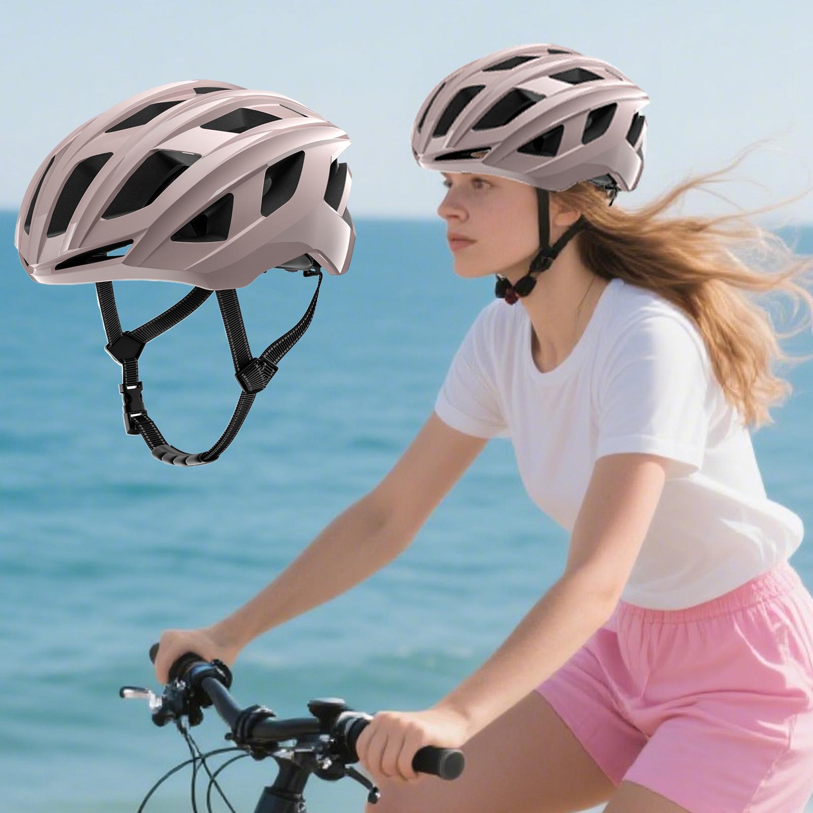 大人用自転車ヘルメット自転車ヘルメット軽量調節可能な通気性乗 - Commute Cycling Helmet のレビューと価格