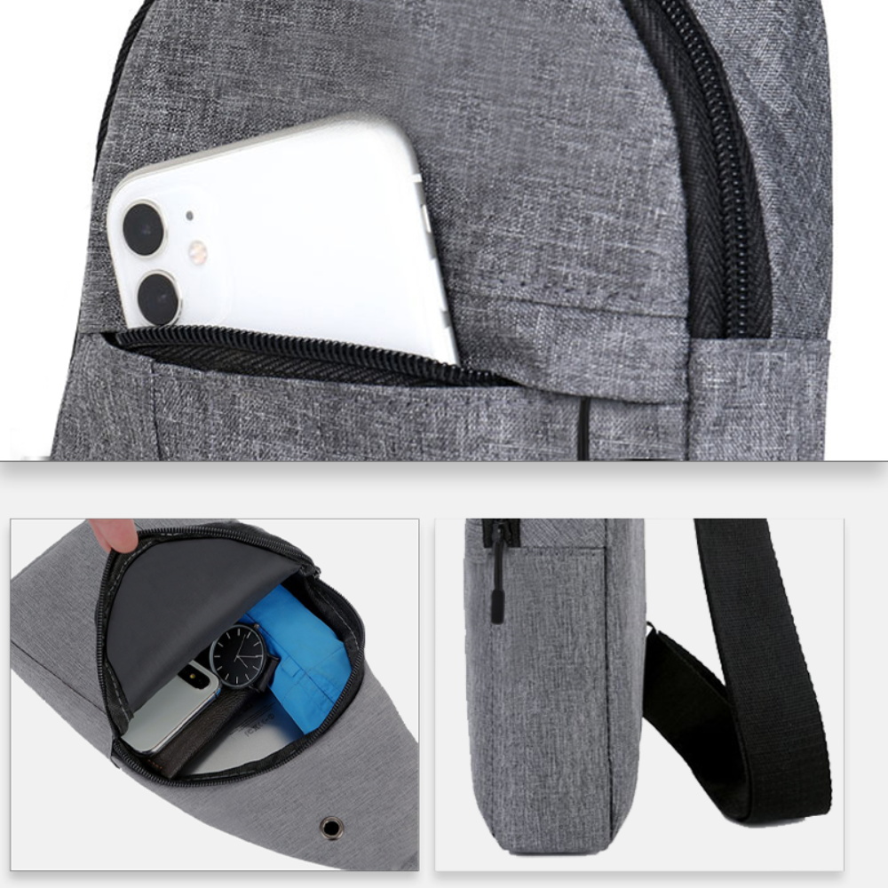 新しいクロスボディバッグシングルショルダーチェストバッグピュ - Cycling Commute Bag のレビューと価格