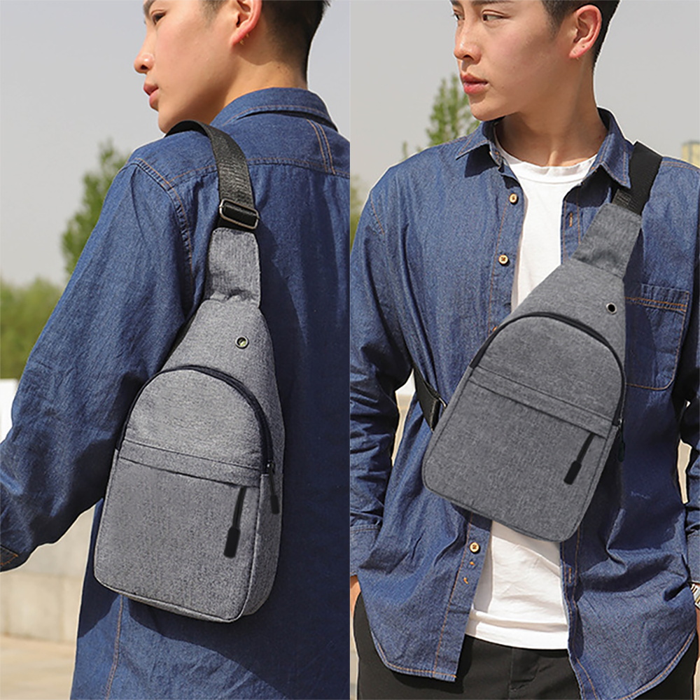 新しいクロスボディバッグシングルショルダーチェストバッグピュ - Cycling Commute Bag のレビューと価格