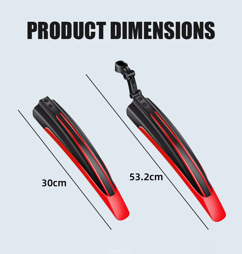 マウンテンバイクのリアフェンダーとフロントフェンダー,サイク - Fender Mudguard Set のレビューと価格